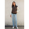 Freyja Chocolate Sherpa Vest