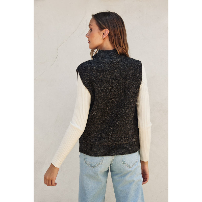 Freyja Chocolate Sherpa Vest