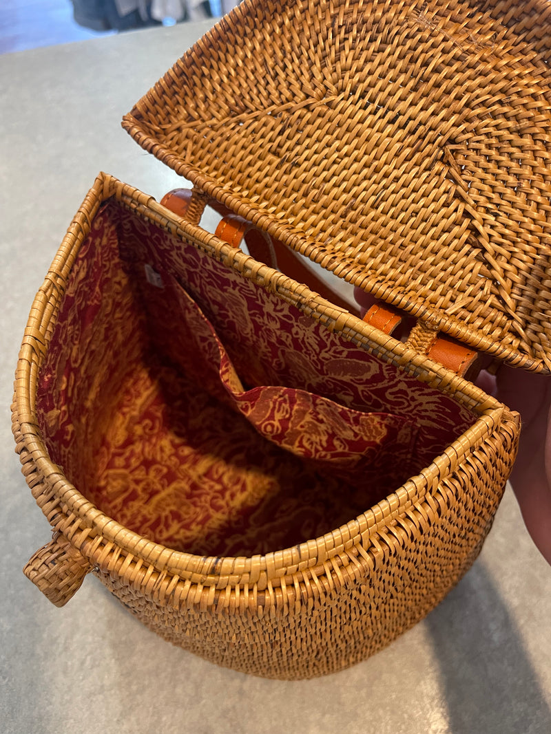 House of Freyja Rattan Backpack