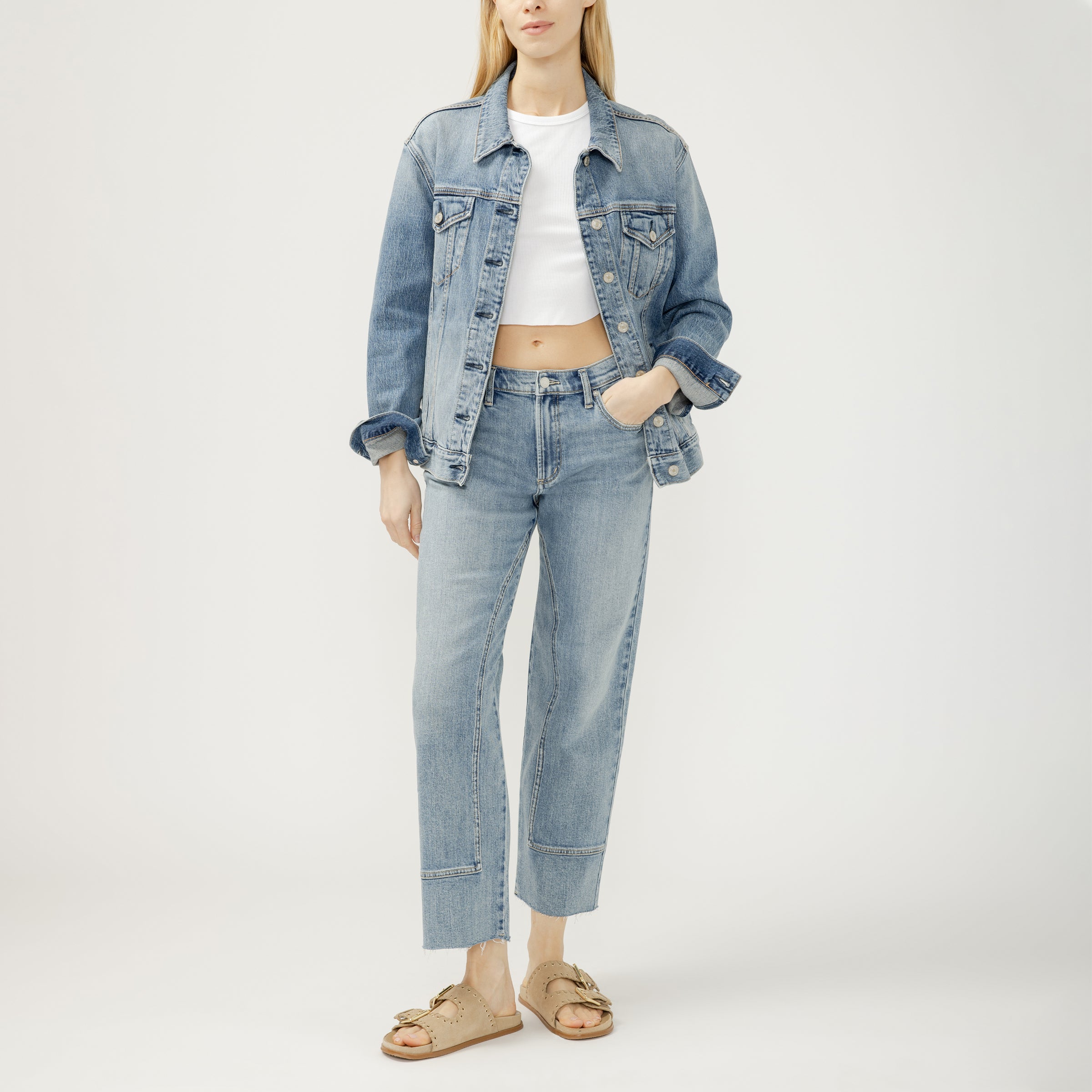 Silver Jeans – Western Relaxed Straight – Solstice