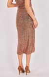 Sadie & Sage Sky High Midi Sequin Skirt