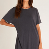 Z Supply The Relaxed T-Shirt Dress in Vintage Black