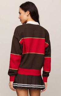 Z Supply Study Break Polo Sweatshirt