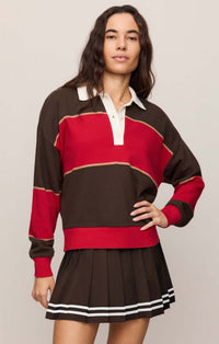 Z Supply Study Break Polo Sweatshirt