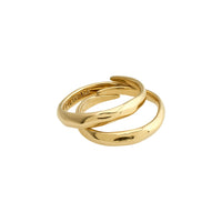 Pilgrim Addison 2 in 1 Gold Plated Ring