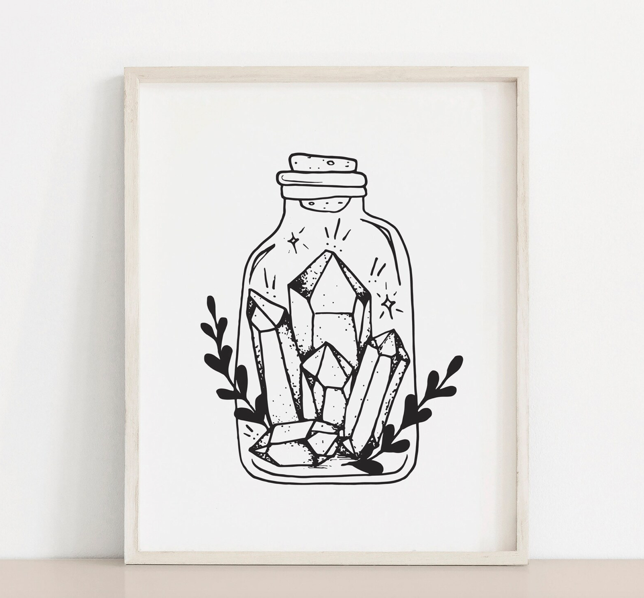 Meli the Lover Art Print - Crystals Jar