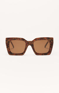 Z Supply Early Riser Sunglasses in Brown Tortoise